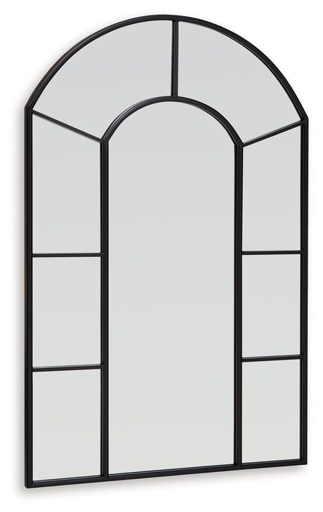 Evengton Black Accent Mirror by Ashley at Eve Furniture