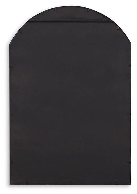 Evengton Black Accent Mirror by Ashley at Eve Furniture