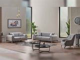 Everest Light Grey 3-pieces (Sofa & Loveseat & Chair) Living Room Set by Furnia at Eve Furniture