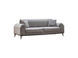Everest Light Grey Convertible Sofa by Furnia at Eve Furniture