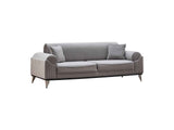 Everest Light Grey Convertible Sofa by Furnia at Eve Furniture