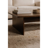 Everett Dark Brown Coffee Table by MOES at Eve Furniture