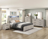 Everett Gray Bedroom Mirror (Mirror Only) by Homelegance at Eve Furniture
