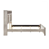 Everett Gray Bookcase Panel Bedroom Set by Homelegance at Eve Furniture