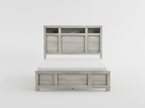 Everett Gray California King Bed by Homelegance at Eve Furniture