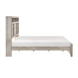 Everett Gray California King Bed by Homelegance at Eve Furniture