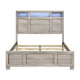 Everett Gray California King Bed by Homelegance at Eve Furniture