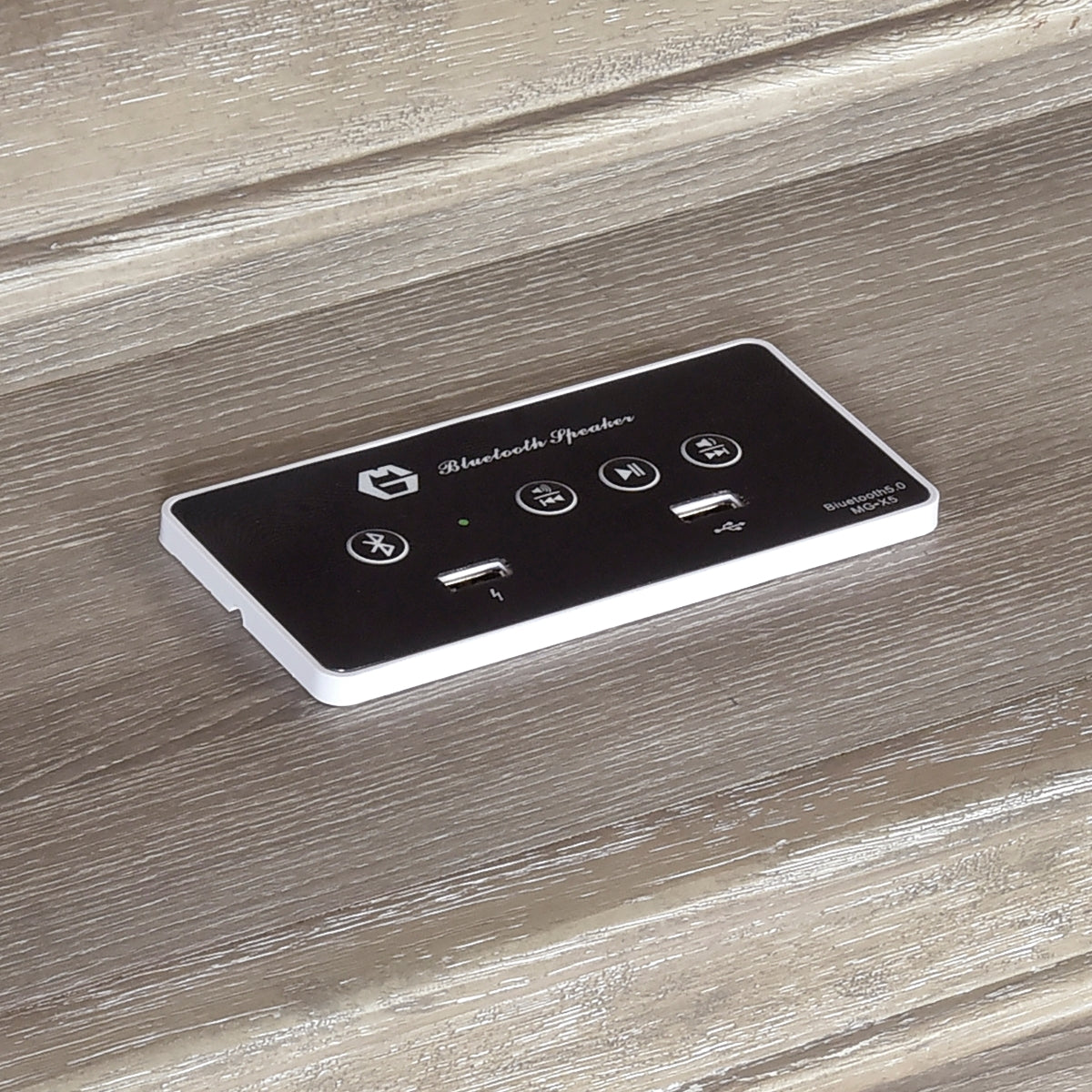 Everett Gray King Panel Bed by Homelegance at Eve Furniture