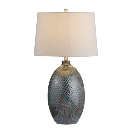 Everett Green/Brown Table Lamp by Crestview at Eve Furniture