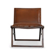 Everett Tan Leather Lounge Chair by Ashcroft Furniture at Eve Furniture