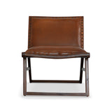 Everett Tan Leather Lounge Chair by Ashcroft Furniture at Eve Furniture
