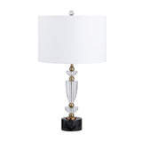 Everglen Black/White Table Lamp (Set of 2) by Crestview at Eve Furniture