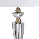 Everglen Black/White Table Lamp (Set of 2) by Crestview at Eve Furniture