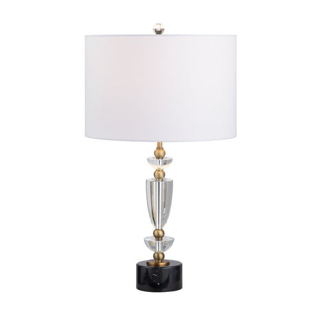 Everglen Black/White Table Lamp (Set of 2) by Crestview at Eve Furniture