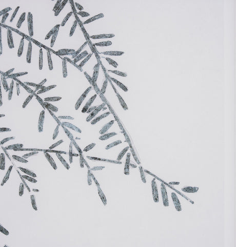 Evergreen Branches I by Mercana Studio a Hand Embellished Framed Art Print Matted under Glass by Mercana at Eve Furniture
