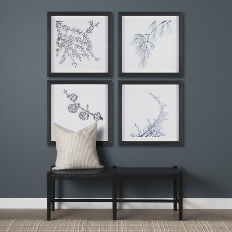 Evergreen Branches I by Mercana Studio a Hand Embellished Framed Art Print Matted under Glass by Mercana at Eve Furniture