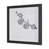 Evergreen Branches III by Mercana Studio a Hand Embellished Framed Art Print Matted under Glass by Mercana at Eve Furniture