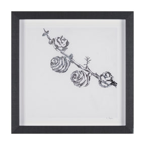 Evergreen Branches III by Mercana Studio a Hand Embellished Framed Art Print Matted under Glass by Mercana at Eve Furniture