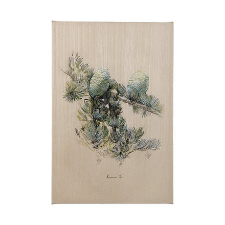 Evergreen collection II by Victoria a Hand Embellished Textured Canvas by Mercana at Eve Furniture