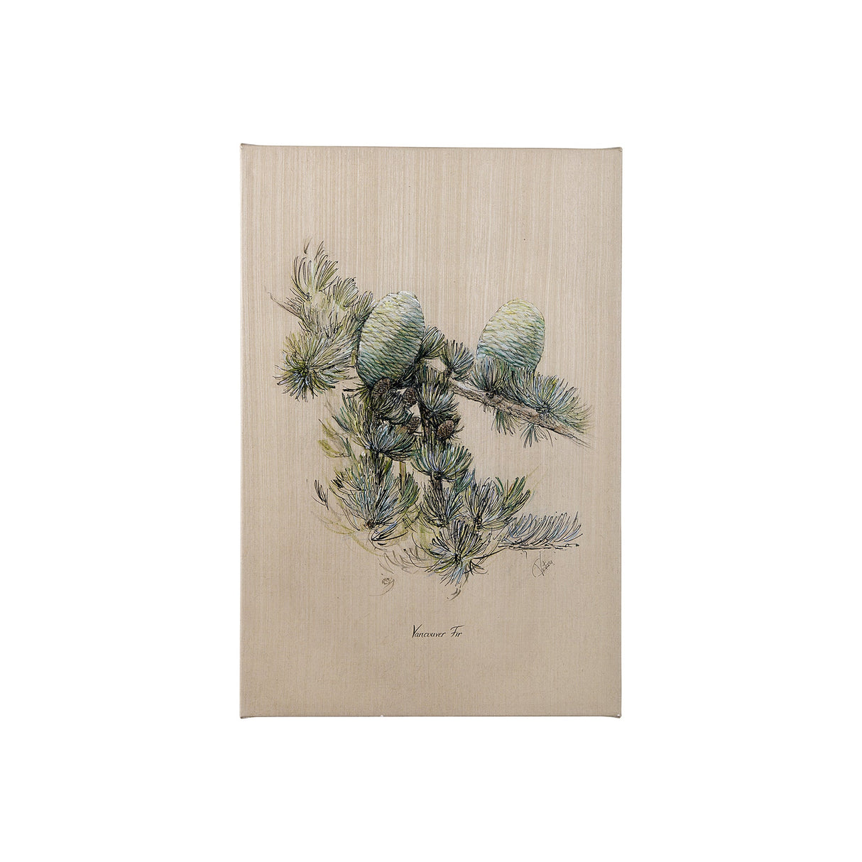 Evergreen collection II by Victoria a Hand Embellished Textured Canvas by Mercana at Eve Furniture