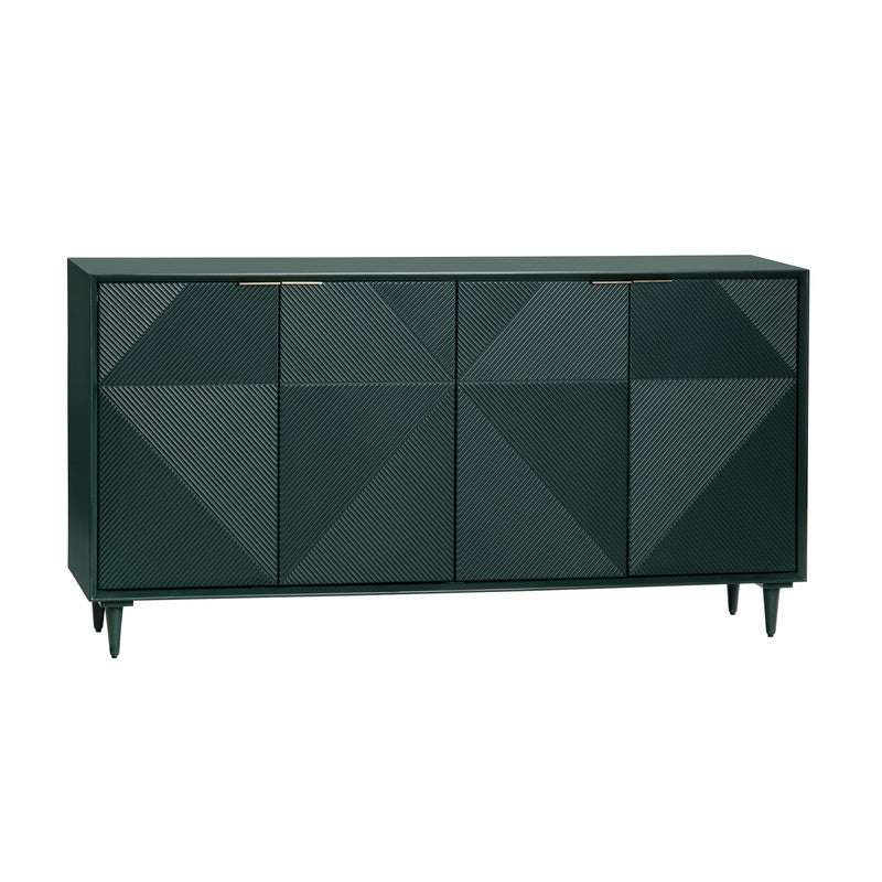 Evergreen Green Four Door Sideboard by Crestview at Eve Furniture