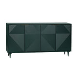 Evergreen Green Four Door Sideboard by Crestview at Eve Furniture