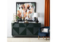 Evergreen Green Four Door Sideboard by Crestview at Eve Furniture