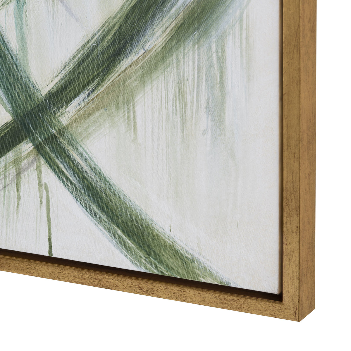 Evergreen Twists Green/White Canvas by Crestview at Eve Furniture