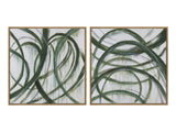 Evergreen Twists Green/White Canvas by Crestview at Eve Furniture