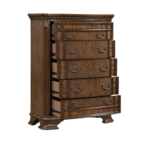 Everleigh Brown Bedroom Set by Homelegance at Eve Furniture