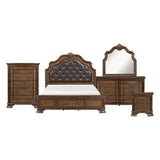 Everleigh Brown Bedroom Set by Homelegance at Eve Furniture