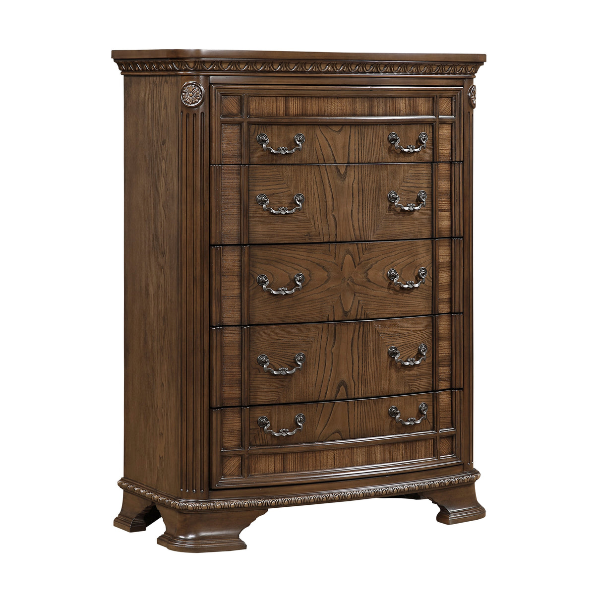 Everleigh Brown Chest by Homelegance at Eve Furniture