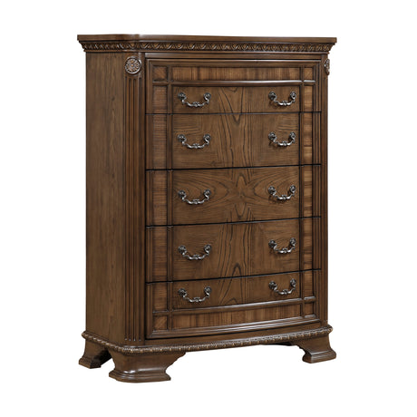 Everleigh Brown Chest by Homelegance at Eve Furniture
