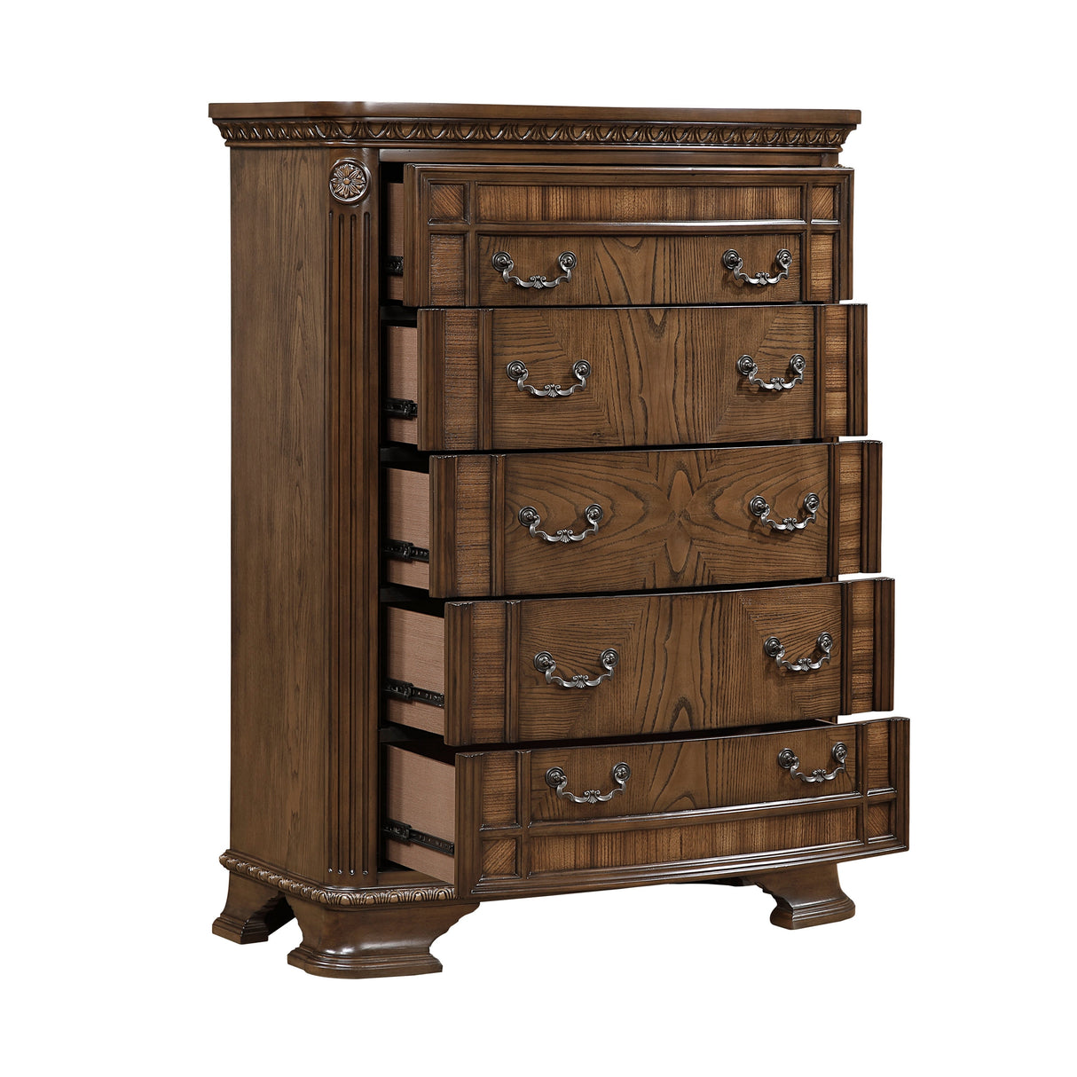 Everleigh Brown Chest by Homelegance at Eve Furniture