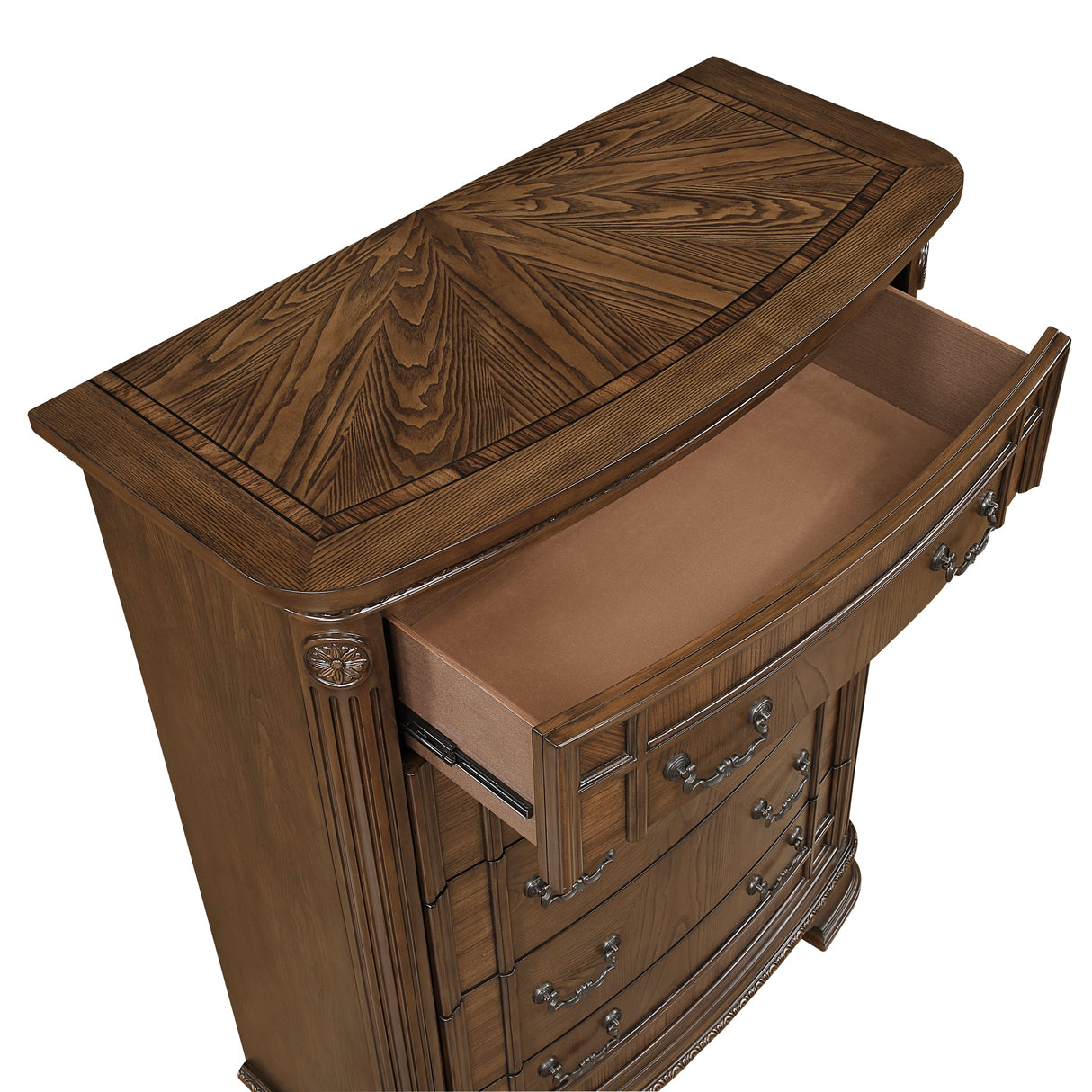 Everleigh Brown Chest by Homelegance at Eve Furniture