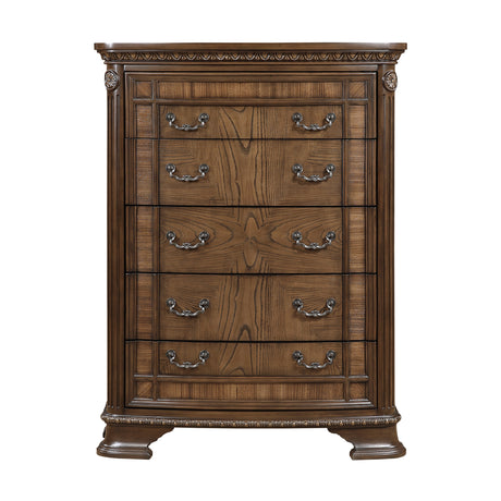 Everleigh Brown Chest by Homelegance at Eve Furniture