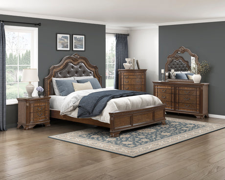 Everleigh Brown Dresser by Homelegance at Eve Furniture