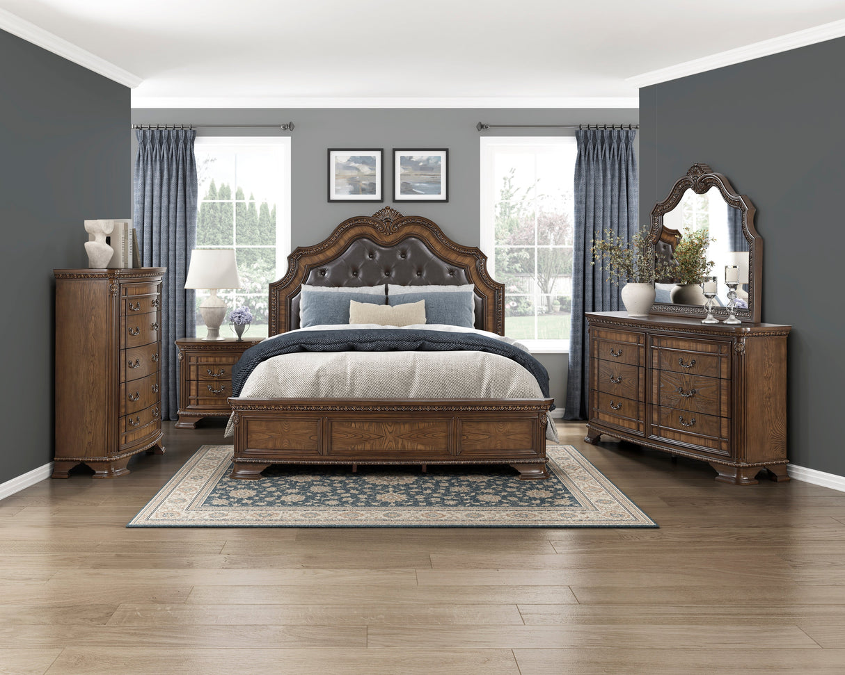 Everleigh Brown Dresser by Homelegance at Eve Furniture