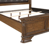Everleigh Brown Eastern King Bed by Homelegance at Eve Furniture