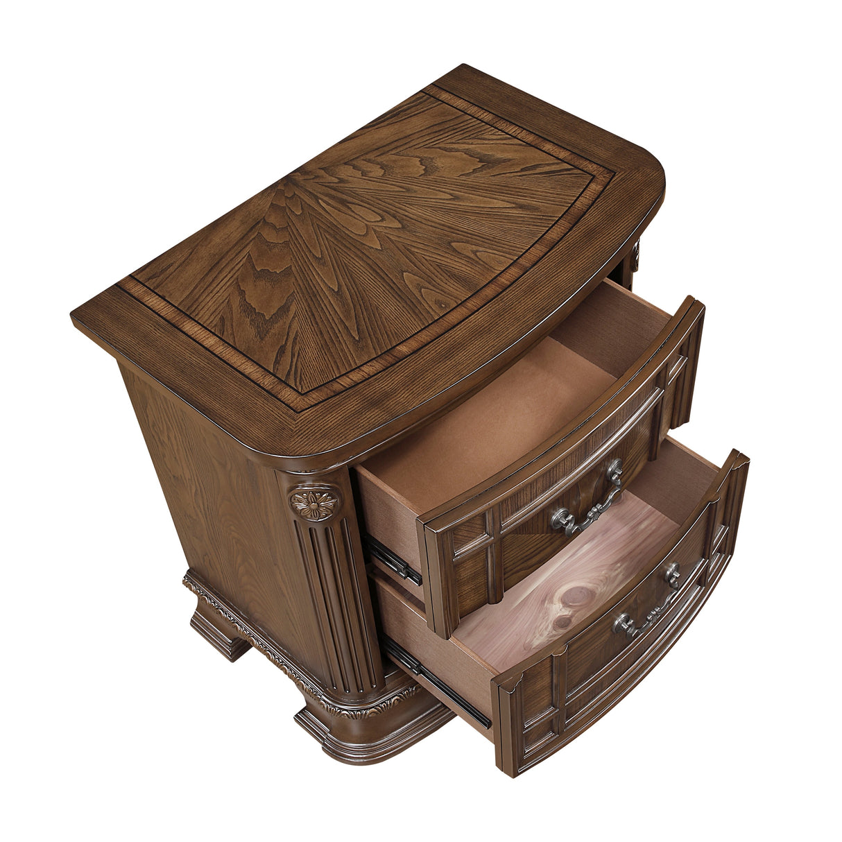 Everleigh Brown Night Stand by Homelegance at Eve Furniture