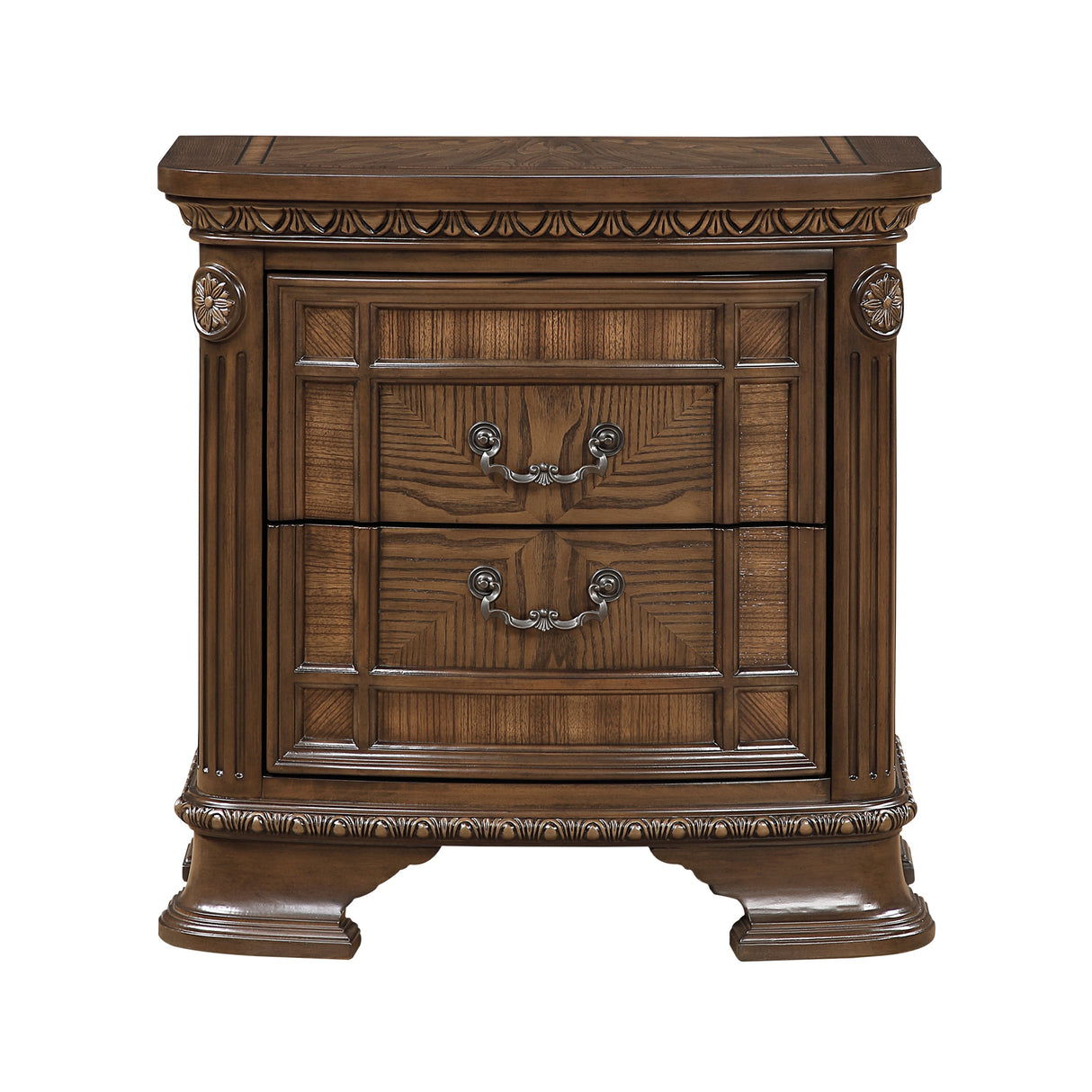 Everleigh Brown Night Stand by Homelegance at Eve Furniture