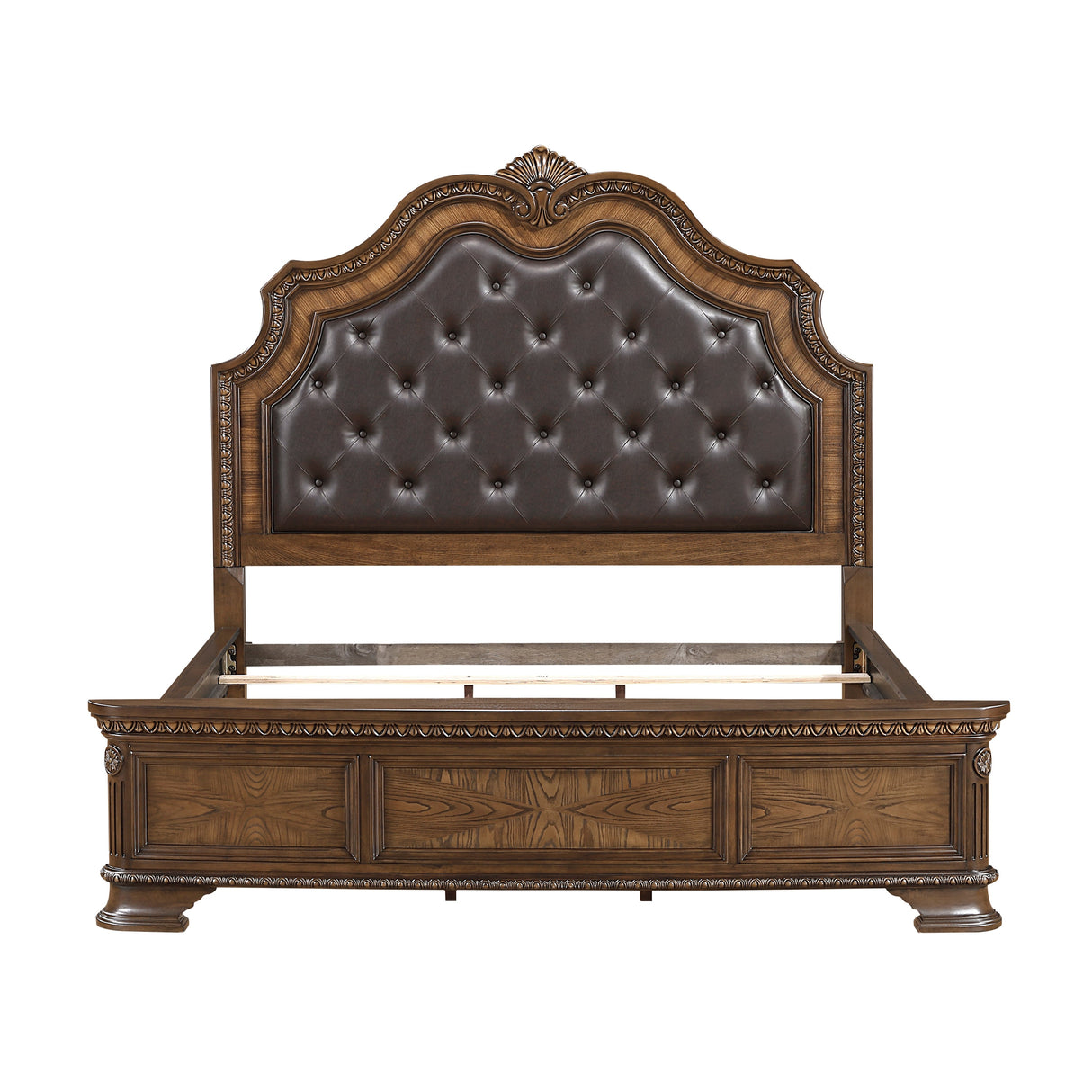Everleigh Brown Queen Bed by Homelegance at Eve Furniture