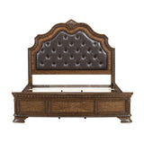 Everleigh Brown Queen Bed by Homelegance at Eve Furniture