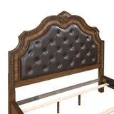 Everleigh Brown Queen Bed by Homelegance at Eve Furniture