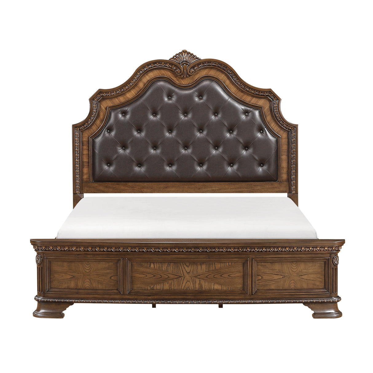 Everleigh Brown Queen Bed by Homelegance at Eve Furniture