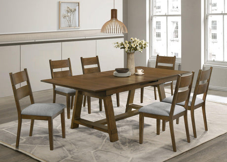 Everly Brown Dining Chair, Set of 2 by Crown Mark at Eve Furniture