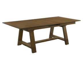 Everly Brown Dining Table by Crown Mark at Eve Furniture