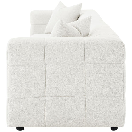 Everly Off White Boucle Extra Long Sofa by Coaster at Eve Furniture