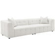 Everly Off White Boucle Extra Long Sofa by Coaster at Eve Furniture