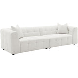 Everly Off White Boucle Extra Long Sofa by Coaster at Eve Furniture